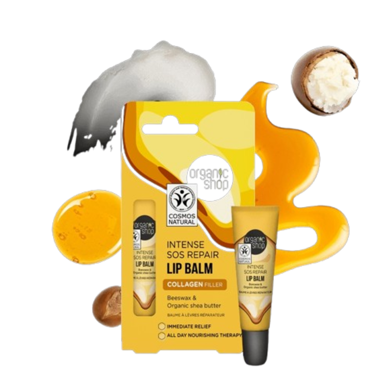 Bálsamo Labial SOS reparador Cera de Abejas y Karité ORGANIC SHOP