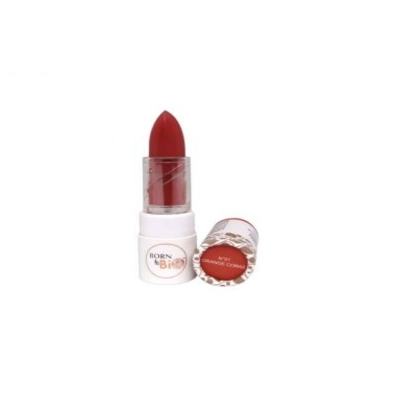 Barra de Labios Coral Orange BORN TO BIO