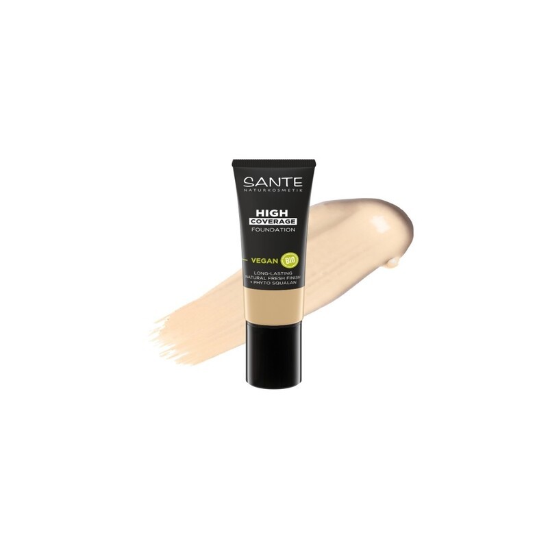 Maquillaje Fluído Alta Cobertura Warm Ivory SANTE
