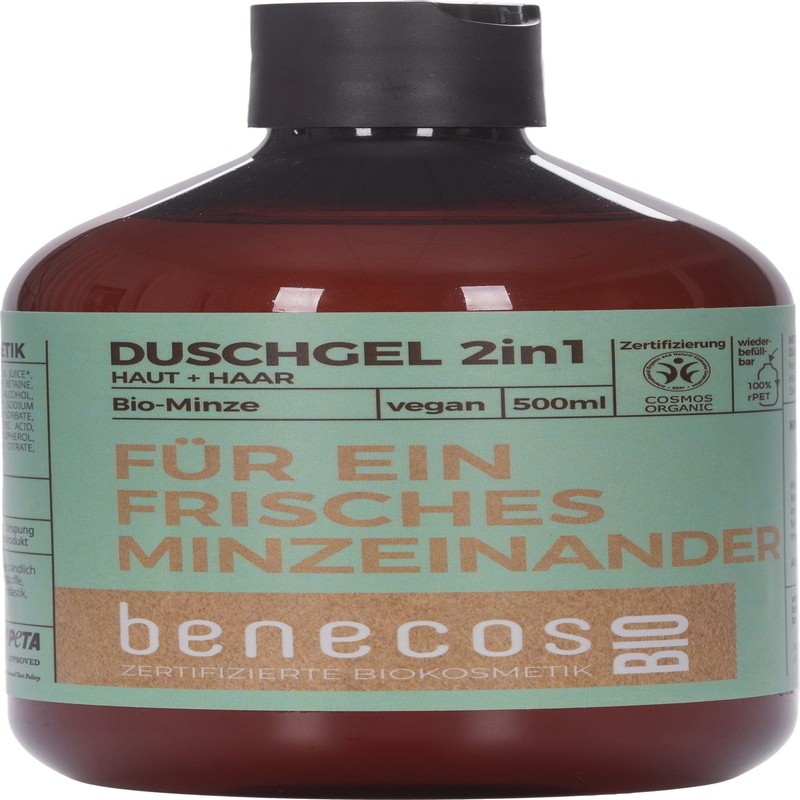 Gel de Baño 2 en 1 Menta BENECOS