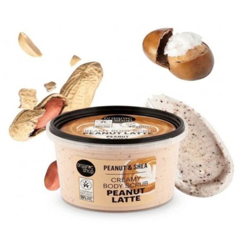 Exfoliante Corporal Cremoso Peanut Latte ORGANIC SHOP