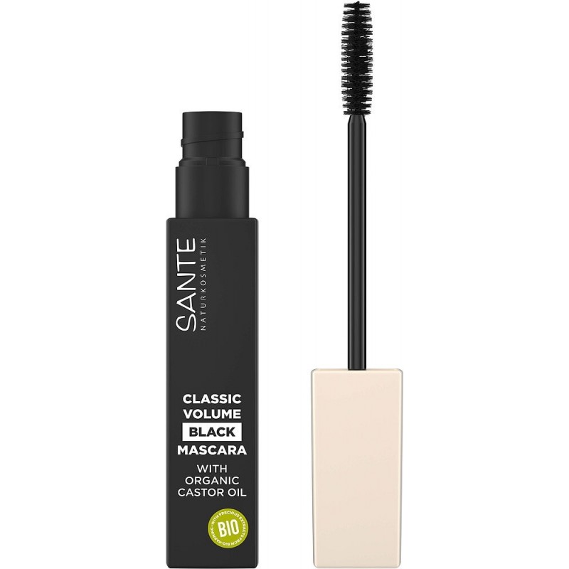 Máscara de pestañas Volumen 01 Black SANTE