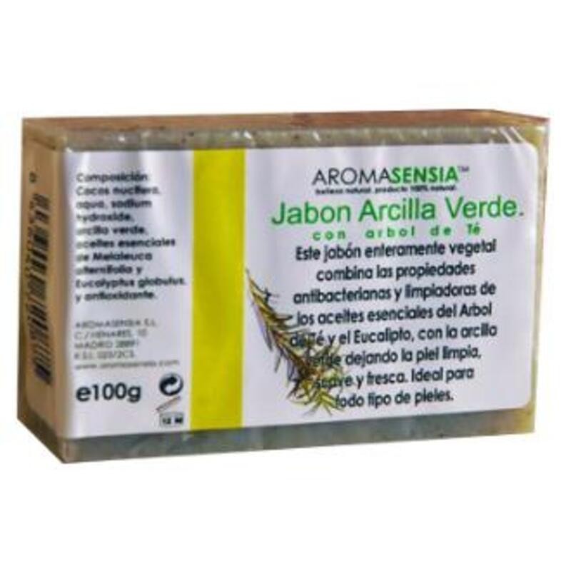Jabón de Arcilla Verde AROMASENSIA 100 gr