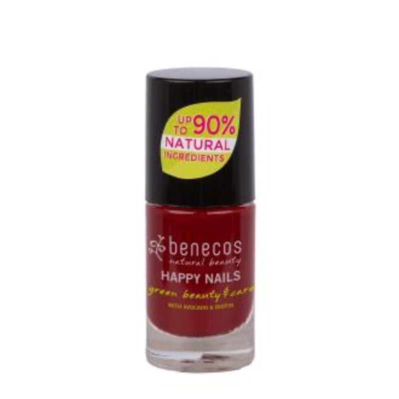 Laca de uñas Cherry Red BENECOS 5 ml