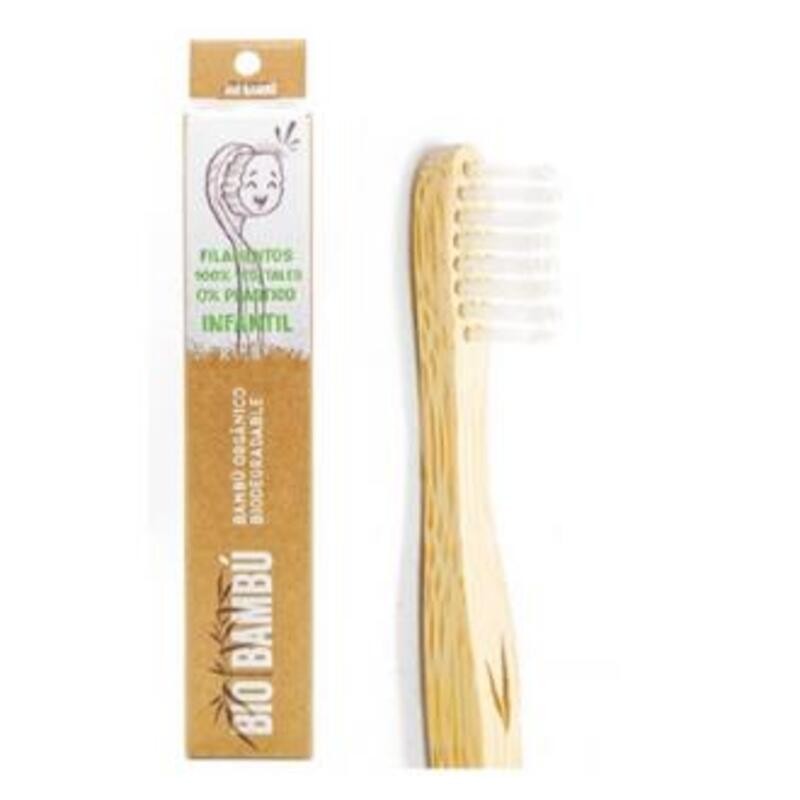Cepillo Dental Bambú infantil suave BIOBAMBU