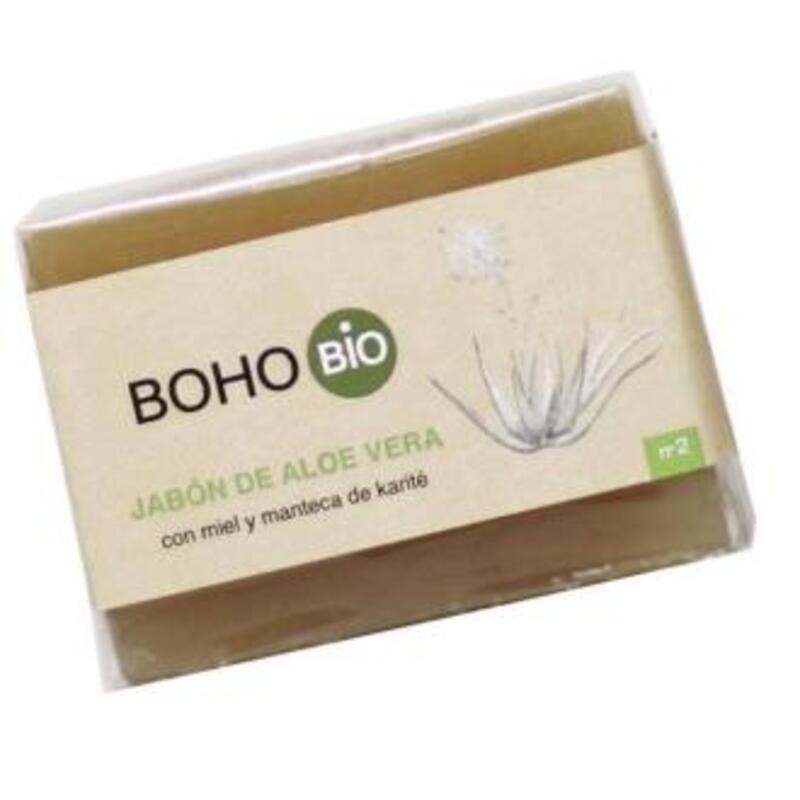 Jabón Aloe-Miel-Karité BOHO BEAUTY ESSENTIALS 100 gr