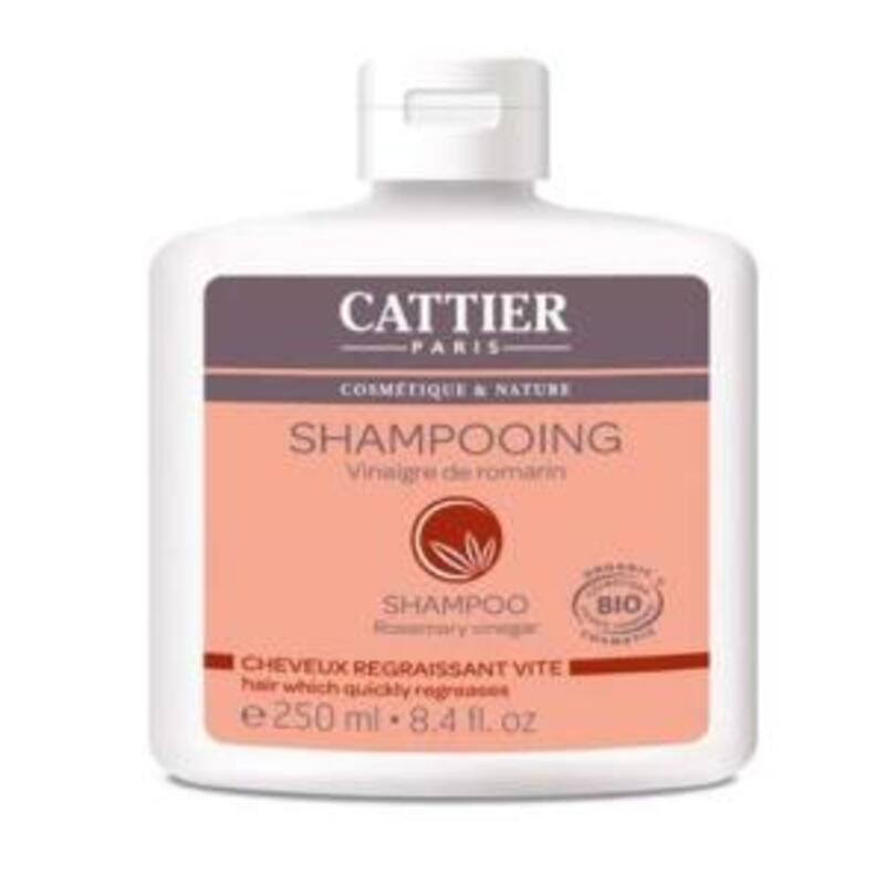 Champú cabello graso Vinagre de Romero CATTIER 250 ml