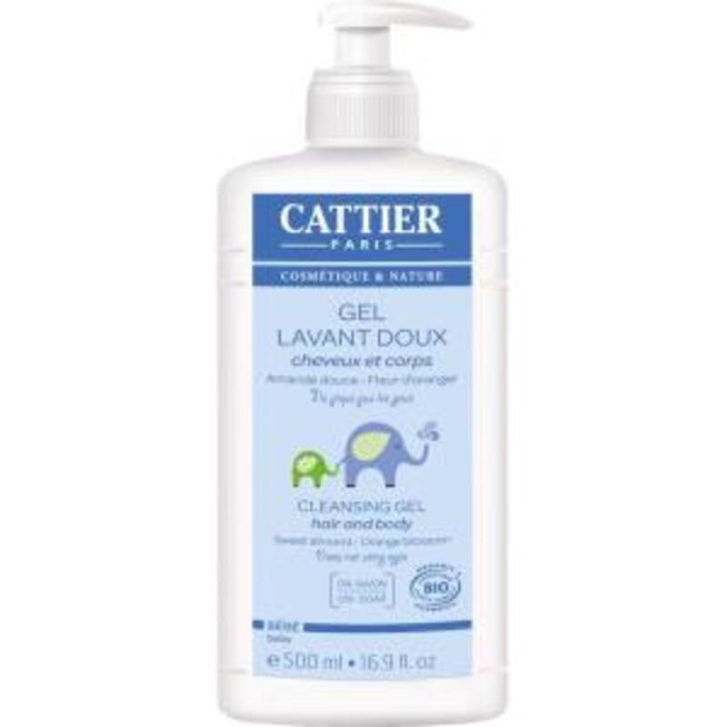 Gel de Baño cabello y cuerpo Bebé CATTIER 500 ml