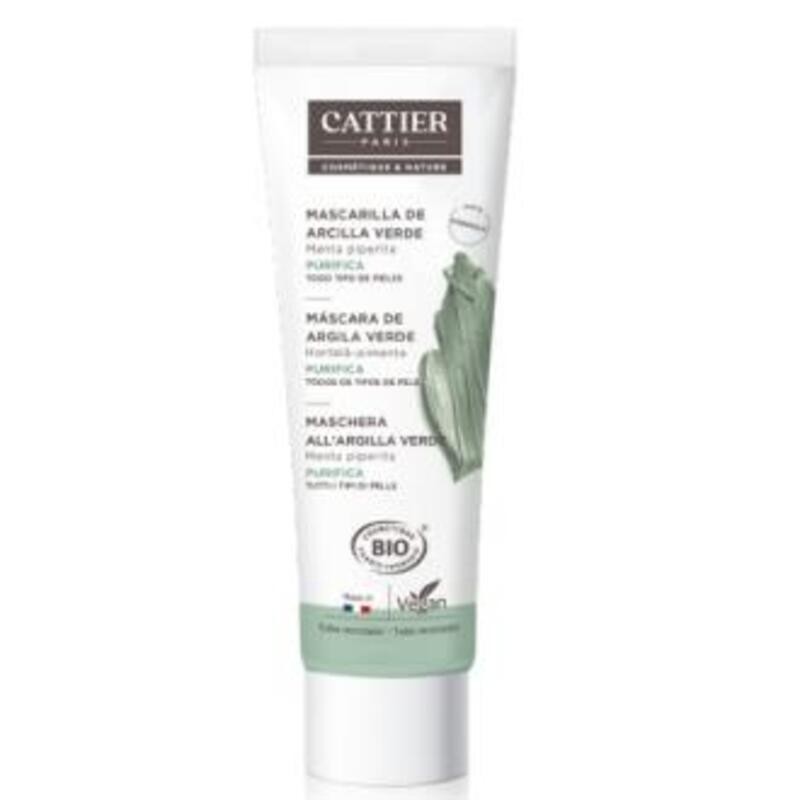 Mascarilla Arcilla Verde piel grasa CATTIER 100 ml