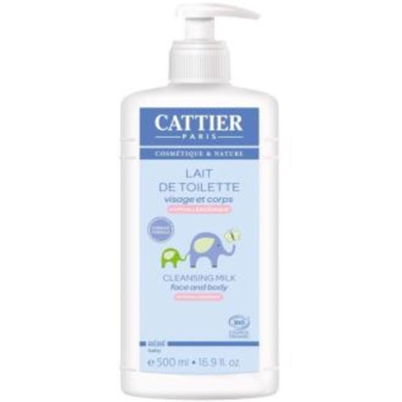 Leche Hidratante Bebé cara y cuerpo CATTIER 500 ml