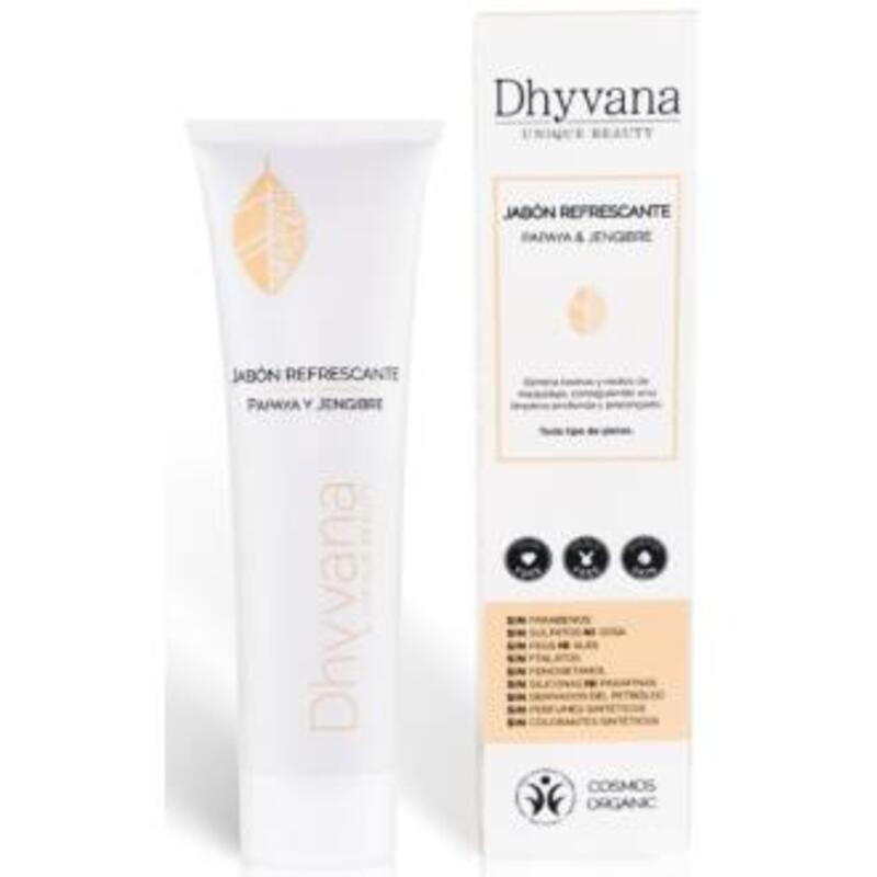 Jabón Refrescante Papaya&Jengibre DHYVANA 100 ml