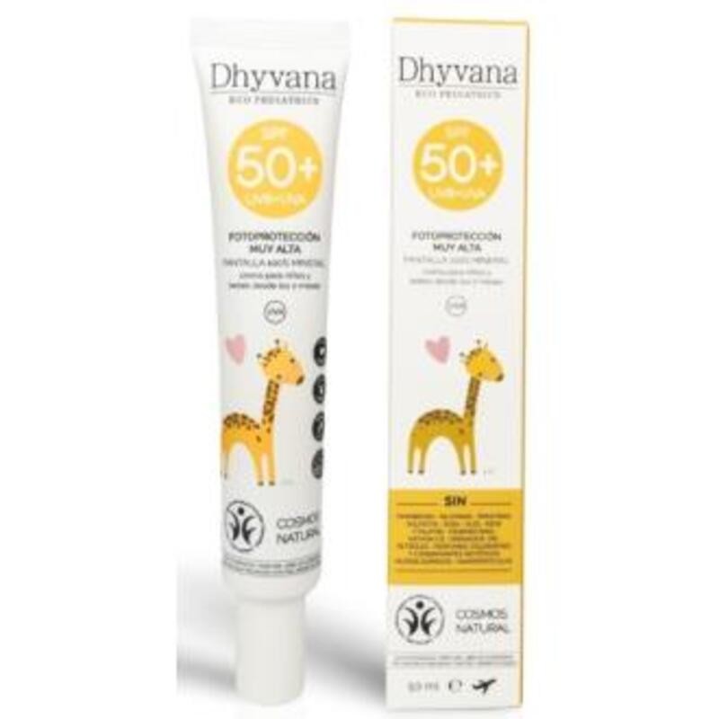 Fotoprotección SPF50+ Infantil DHYVANA 50 ml