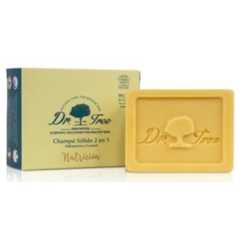 Champú Sólido 2 en 1 Nutrición DR.TREE 75 gr