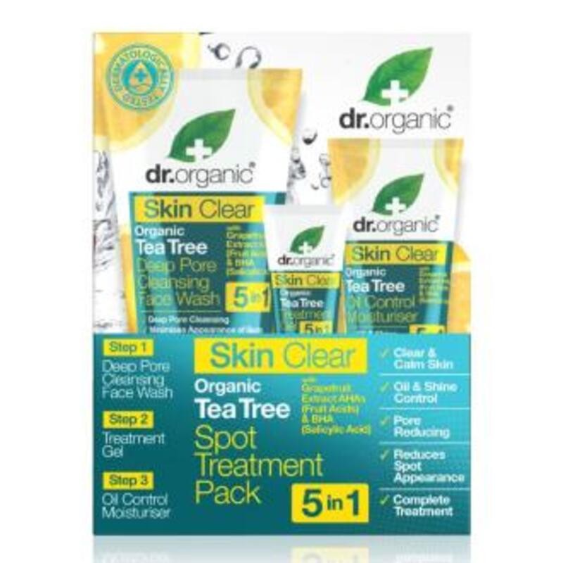 Skin Clear Tratamiento en gel 5 en 1 DR ORGANIC 10 ml