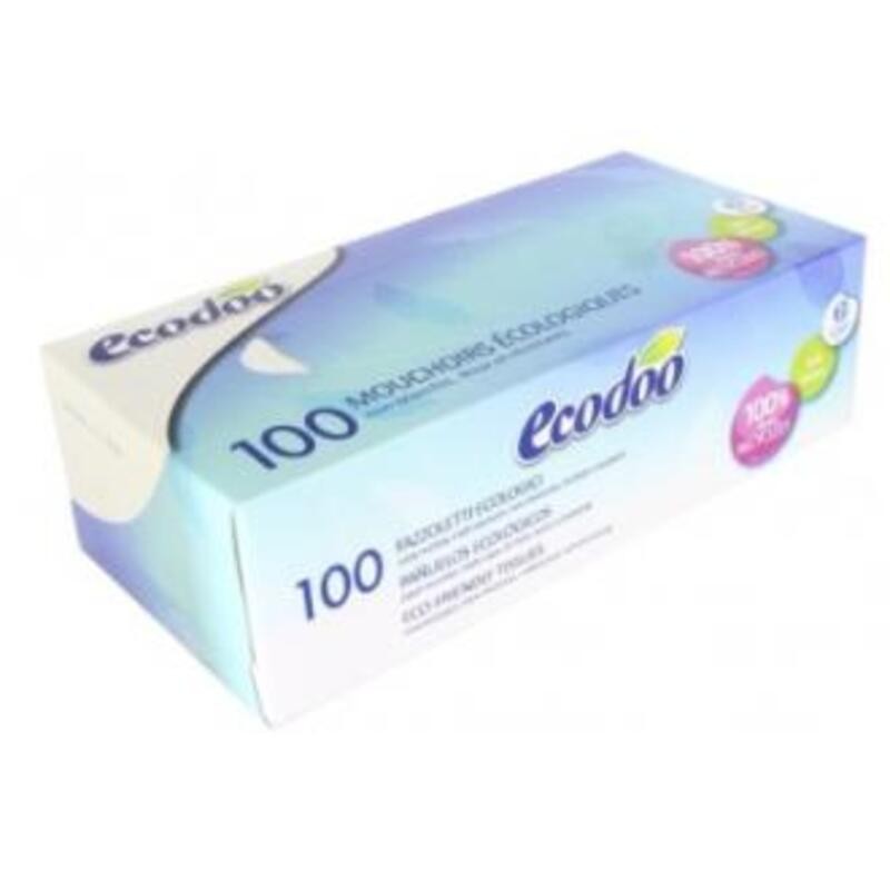 Pañuelos de triple capa ECODOO 100 ud