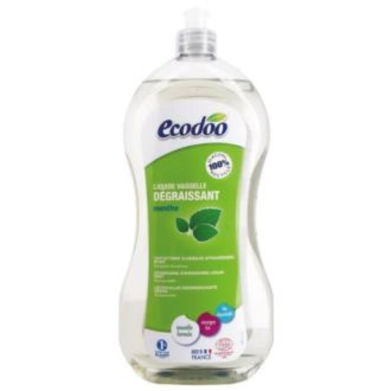 Lavavajillas Desengrasante Menta ECODOO 1 litro