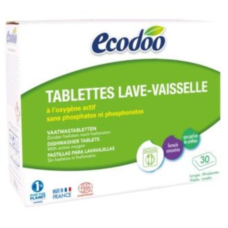 Lavavajillas tabletas para máquina ECODOO 30 ud