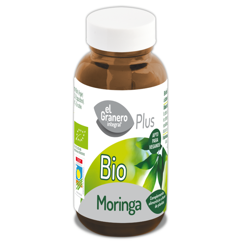 Moringa Bio en cápsulas EL GRANERO 90 cap