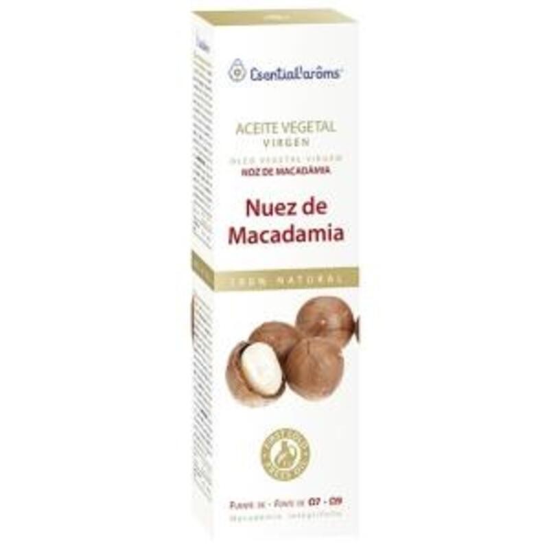Aceite Vegetal de Nuez de Macadamia ESENTIAL AROMS 100 ml