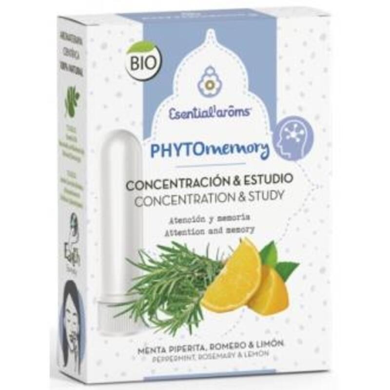 Phytomemory 5 ml + 2 sticks inhaladores ESENTIAL AROMS