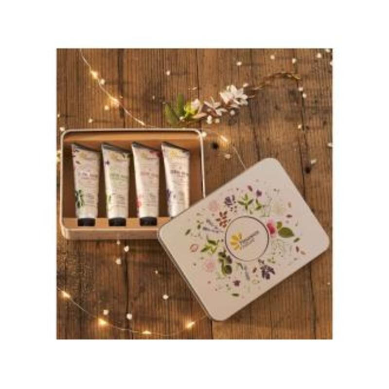Cofre Beige Cuarteto Cremas Manos FLEURANCE NATURE