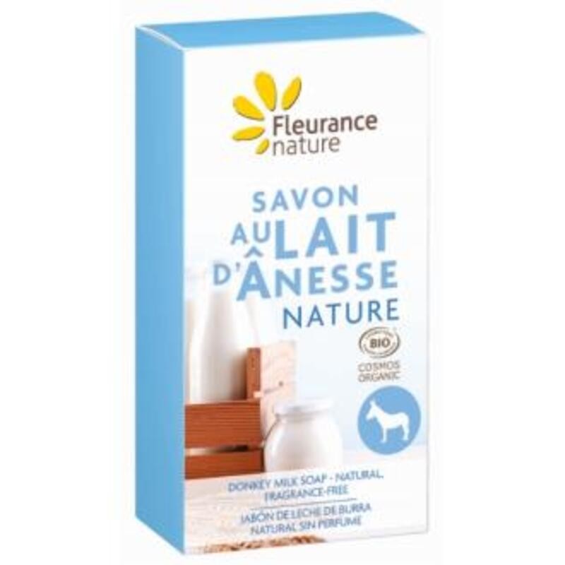 Jabón Leche Burra Natural Sin Perfume FLEURANCE NATURE 100 gr