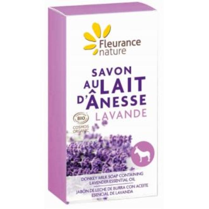 Jabon Leche de Burra Lavanda FLEURANCE NATURE 100 gr