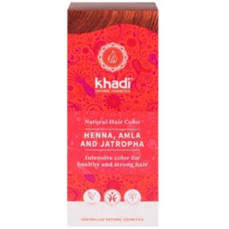 Henna Natural Amla-Jatropha KHADI 100 gr