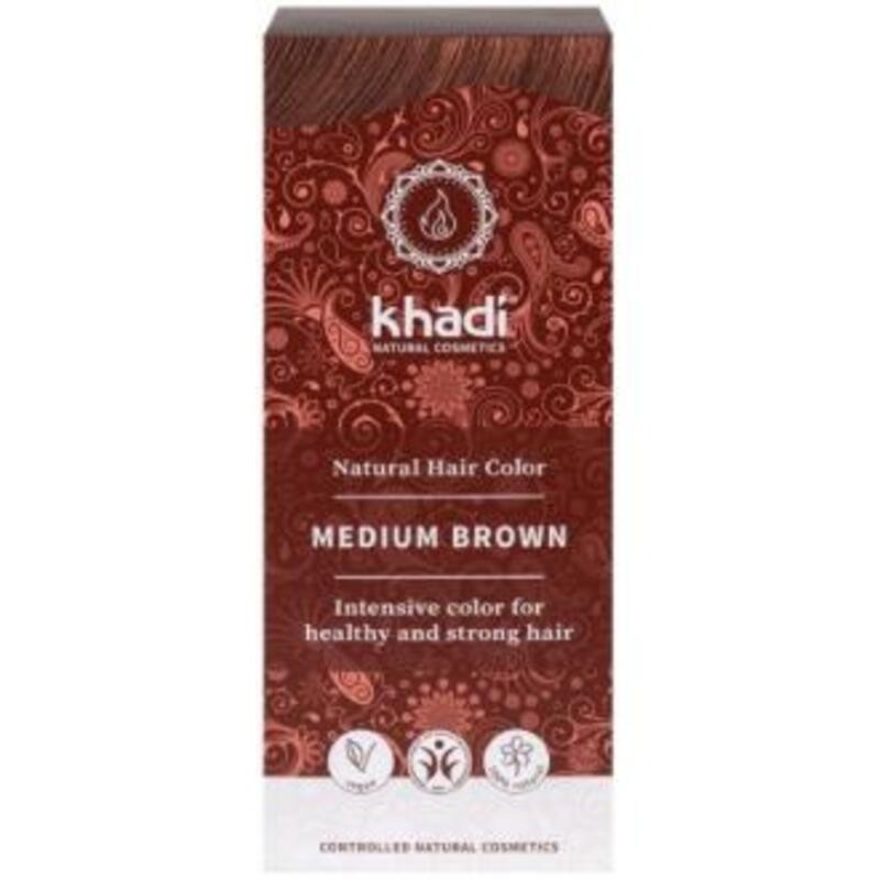 Tinte Vegetal Castaño Medio KHADI 100 gr