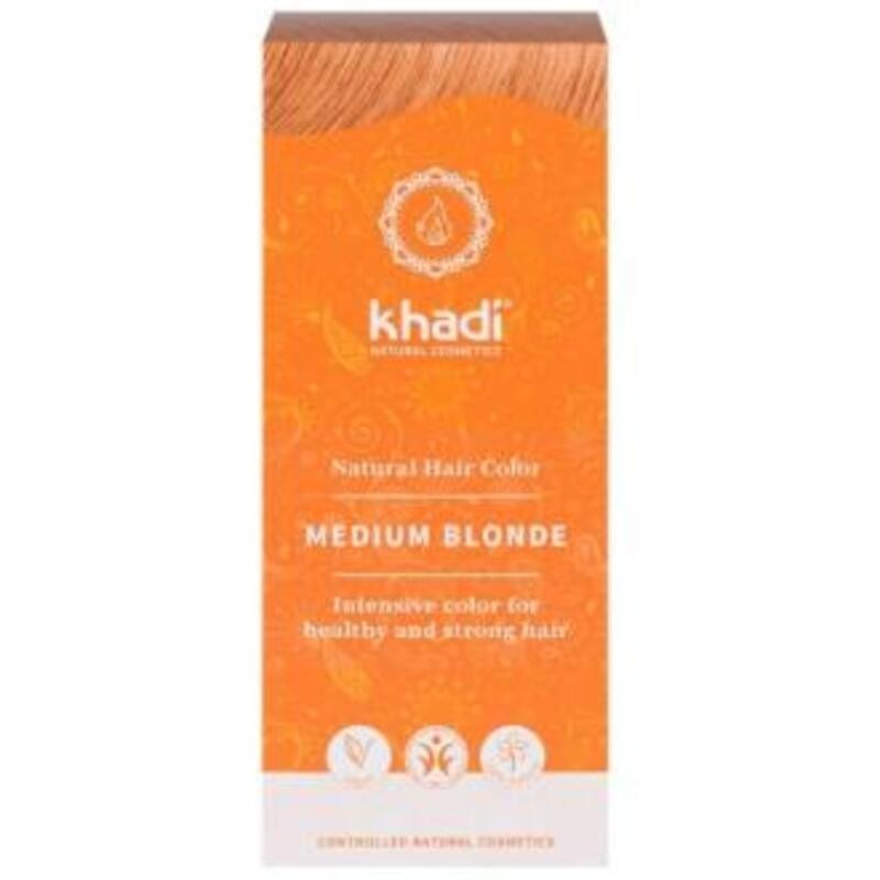 Tinte Vegetal Rubio Medio KHADI 100 gr