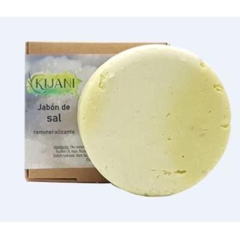 Jabón en pastilla de Sal KIJANI 80 gr