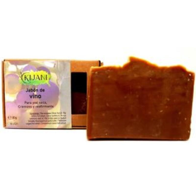 Jabón en pastilla de Vino KIJANI 80 gr