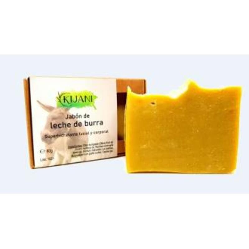 Jabón en pastilla Leche de burra KIJANI 80 gr