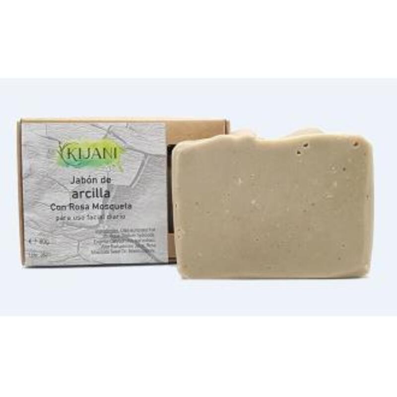 Jabón en pastilla Arcilla KIJANI 80 gr