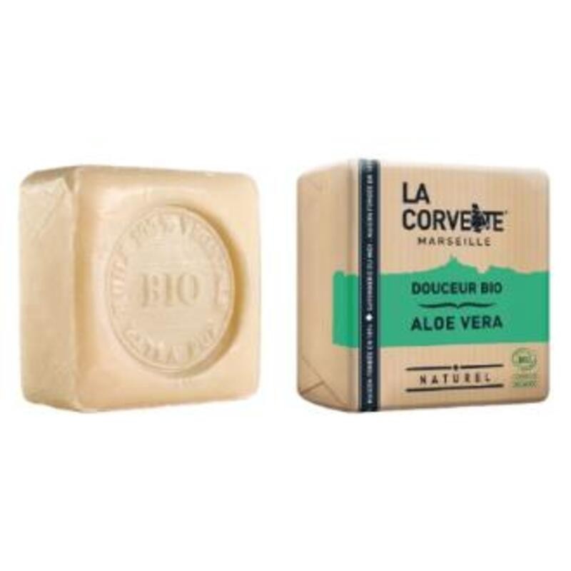 Pastilla de jabón Aloe Vera LA CORVETTE 100 gr