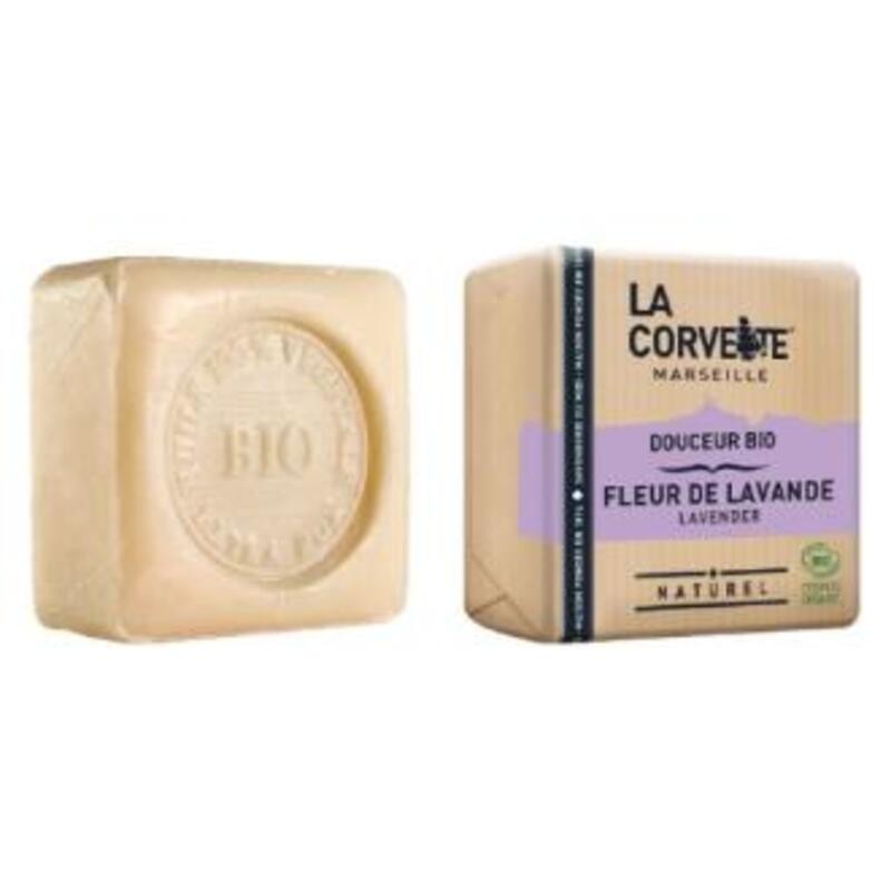 Pastilla de jabón Flor de Lavanda LA CORVETTE 100 gr
