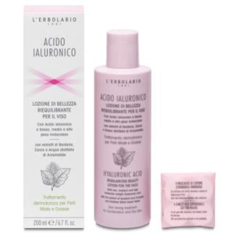 Acido Hialurónico Loción Reequilibrante L'ERBOLARIO 200 ml