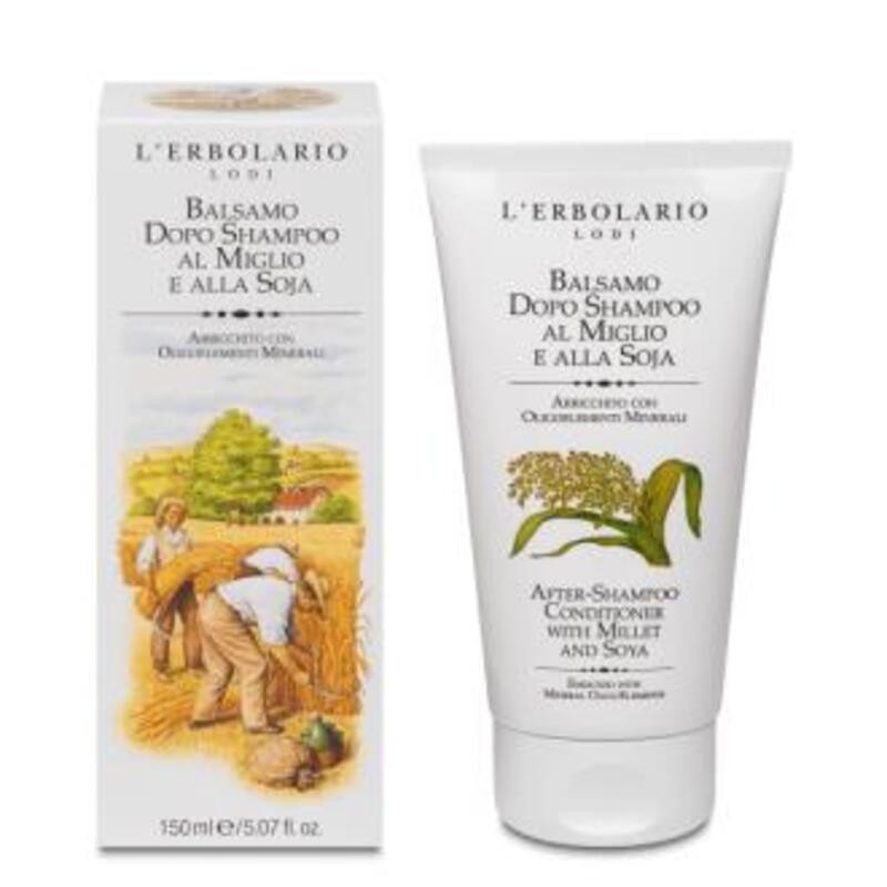 Bálsamo Acondicionador Mijo y Soja L'ERBOLARIO 150 ml