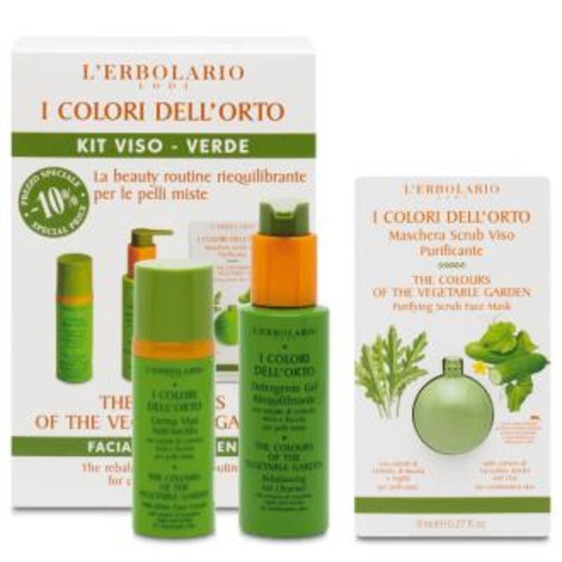 Colores del Huerto Kit cara desmaquillante crema mascarilla L´ERBOLARIO