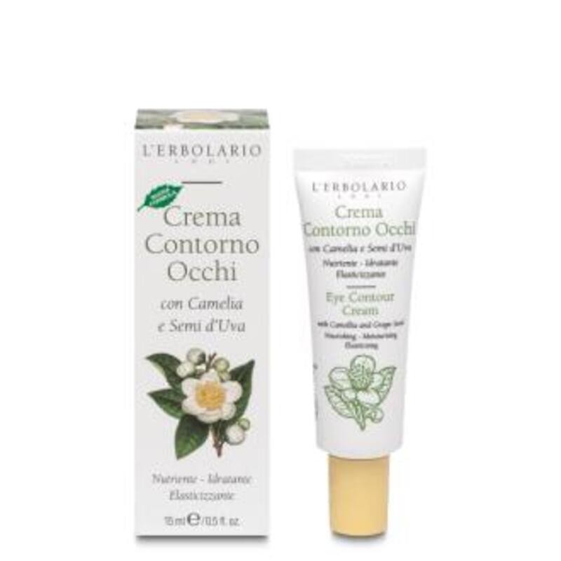 Crema Contorno de ojos a la Camelia y semillas L'ERBOLARIO 15 ml