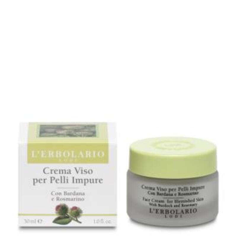 Crema Facial Bardana-Romero Piel grasa L'ERBOLARIO 30 ml