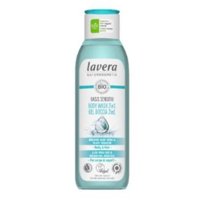 Basis Sensitiv Gel Ducha-Champú LAVERA 250 ml