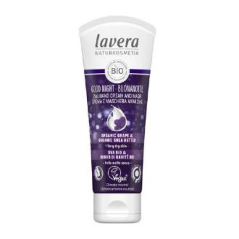 Crema de Manos y Mascarilla buenas noches LAVERA 75 ml