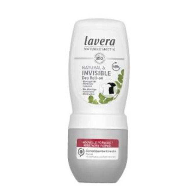 Desodorante Roll-on 48h Invisible&Natural LAVERA 50 ml