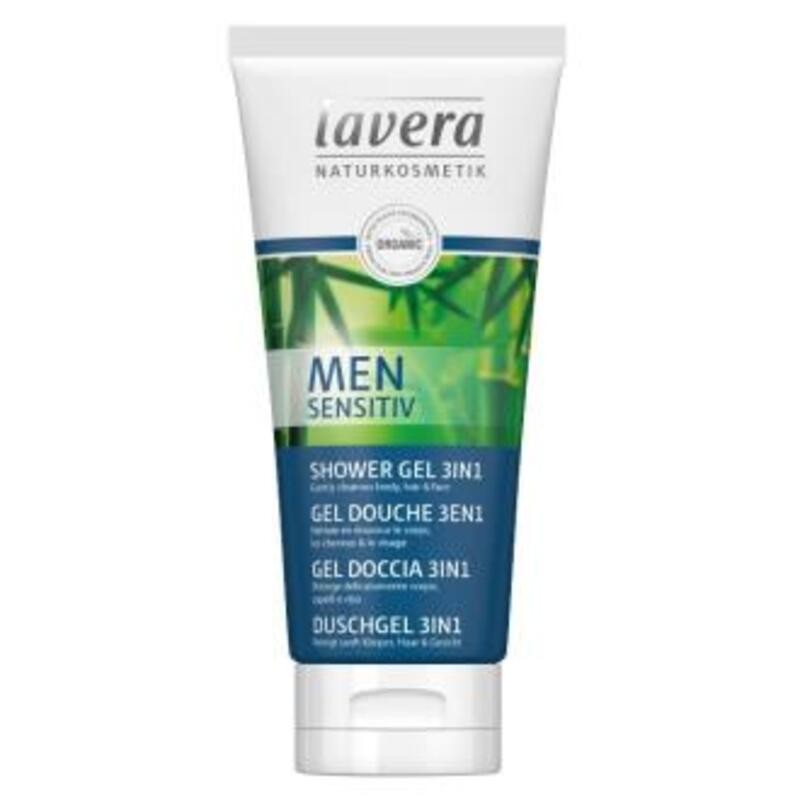 Men Sensitiv Gel Ducha 3 en 1 LAVERA 200 ml