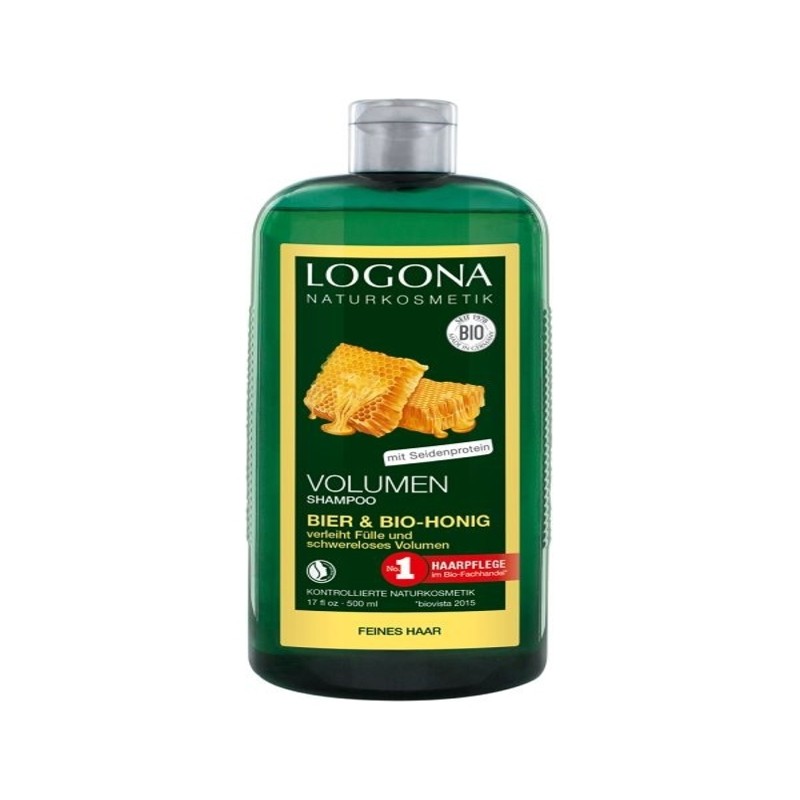 Champú Volumen Miel y Cerveza LOGONA 500 ml