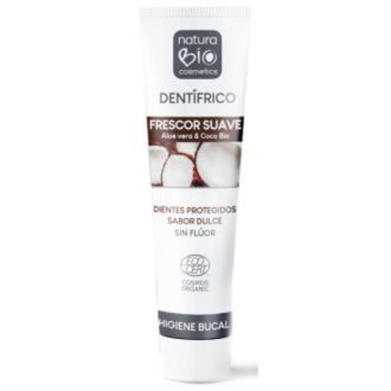 Dentífrico Frescor Suave Aloe&Coco NATURABIO 75 ml