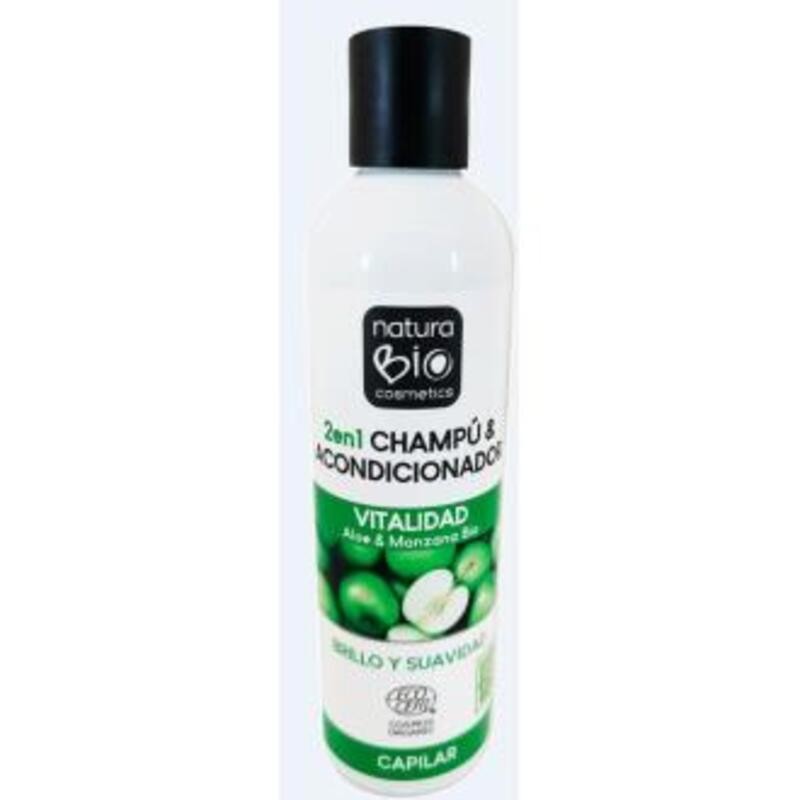 Champú-Acondicionador 2 en 1 Vitalidad NATURABIO 250 ml