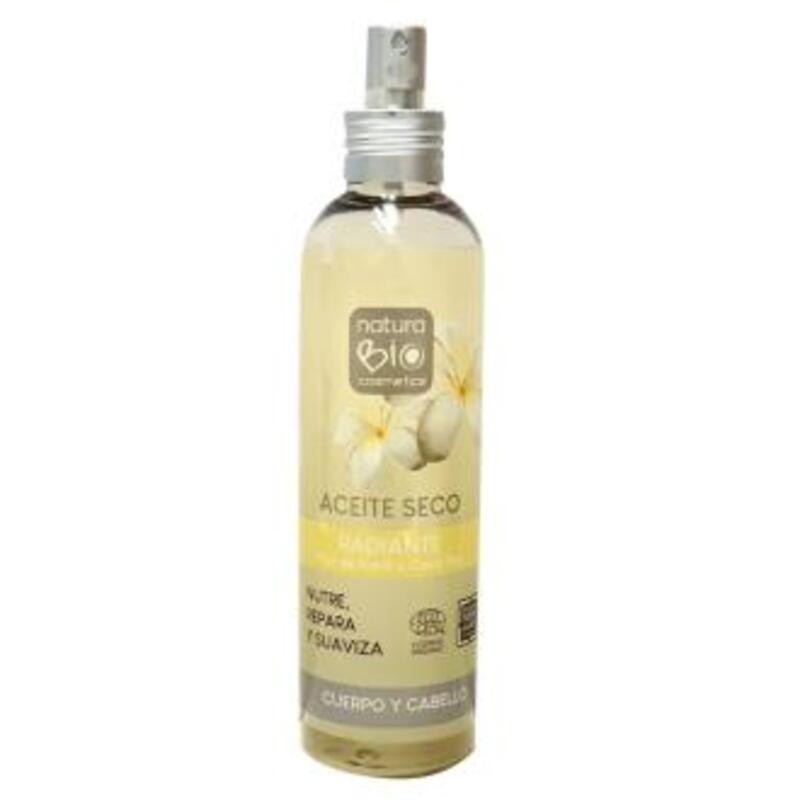 Aceite Seco Radiante cuerpo y cabello NATURABIO 200 ml