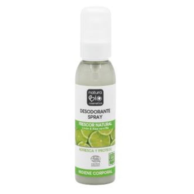 Desodorante Frescor Natural Limón-Aloe spray NATURABIO 100 ml